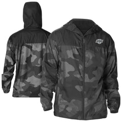 Los Angeles Kings Columbia Camo Flash Challenger Omni-Shade Full-Zip Hoodie Windbreaker - Black - NHL