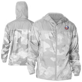 New York Islanders Columbia Camo Flash Challenger Omni-Shade Full-Zip Hoodie Windbreaker - Gray - NHL