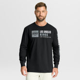 Los Angeles Kings Fanatics Goal Crease Legacy Long Sleeve T-Shirt - Black - NHL