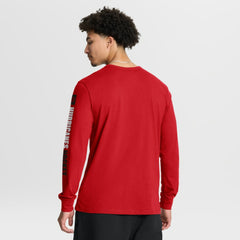 Carolina Hurricanes Fanatics Goal Crease Legacy Long Sleeve T-Shirt - Red - NHL