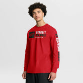 Detroit Red Wings Fanatics Goal Crease Legacy Long Sleeve T-Shirt - Red - NHL