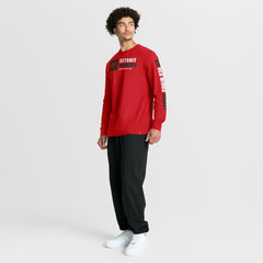 Detroit Red Wings Fanatics Goal Crease Legacy Long Sleeve T-Shirt - Red - NHL