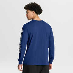 Tampa Bay Lightning Fanatics Goal Crease Legacy Long Sleeve T-Shirt - Blue - NHL