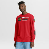 Chicago Blackhawks Fanatics Goal Crease Legacy Long Sleeve T-Shirt - Red - NHL
