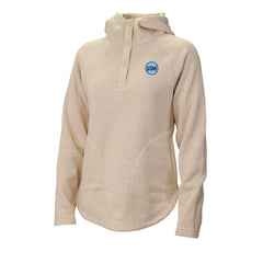 Utah Mammoth Columbia Women's Sweater Weather Quarter-Snap Hoodie - Cream - NHL