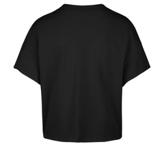 David Pastrnak Boston Bruins '47 Women's Elation Name & Number Oversized Notch Neck T-Shirt - Black - NHL