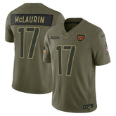 Terry McLaurin Washington Commanders 2025 Salute to Service Limited Jersey Olive | Nike for Sale