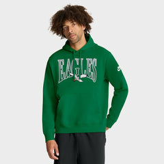 Philadelphia Eagles Full Blitz Club Fleece Pullover Hoodie Green | Nike for Sale