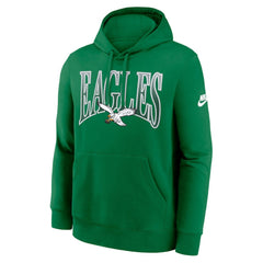 Philadelphia Eagles Full Blitz Club Fleece Pullover Hoodie Green | Nike for Sale