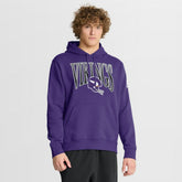 Minnesota Vikings Full Blitz Club Fleece Pullover Hoodie Purple | Nike for Sale