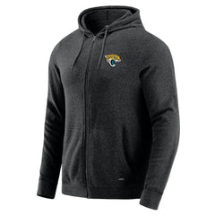 Jacksonville Jaguars J. Palmer Players Lounge Tri-Blend Full-Zip Hoodie Dark Heather Gray | NFL