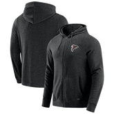 Atlanta Falcons J. Palmer Players Lounge Tri-Blend Full-Zip Hoodie Dark Heather Gray | NFL