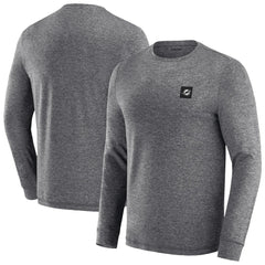 Miami Dolphins J. Palmer Four Down Long Sleeve T-Shirt Heather Black | NFL