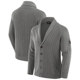 Buffalo Bills J. Palmer The Playmaker Cardigan Raglan Sweater Graphite | NFL