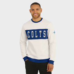 Indianapolis Colts Darius Rucker Collection Colorblock Pullover Sweatshirt Cream | Fanatics