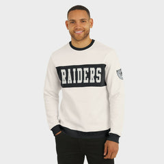 Las Vegas Raiders Darius Rucker Collection Colorblock Pullover Sweatshirt Cream | Fanatics