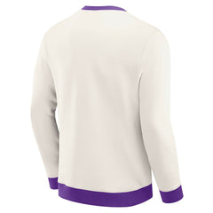 Minnesota Vikings Darius Rucker Collection Colorblock Pullover Sweatshirt Cream | Fanatics