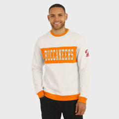 Tampa Bay Buccaneers Darius Rucker Collection Colorblock Pullover Sweatshirt Cream | Fanatics