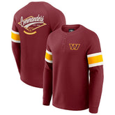 Washington Commanders Darius Rucker Collection Waffle-Knit Raglan Long Sleeve Henley T-Shirt Burgundy | Fanatics
