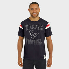 Houston Texans Darius Rucker Collection Football Stripe Sleeve T-Shirt Navy | Fanatics