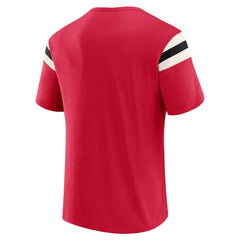 Arizona Cardinals Darius Rucker Collection Football Stripe Sleeve T-Shirt Cardinal | Fanatics