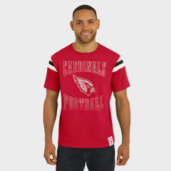 Arizona Cardinals Darius Rucker Collection Football Stripe Sleeve T-Shirt Cardinal | Fanatics