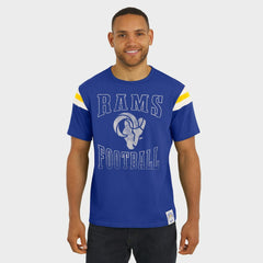 Los Angeles Rams Darius Rucker Collection Football Stripe Sleeve T-Shirt Royal | Fanatics