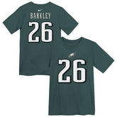 Saquon Barkley Philadelphia Eagles Preschool Player Name & Number T-Shirt Midnight Green | Nike for Sale