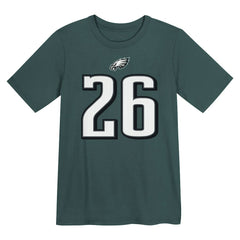 Saquon Barkley Philadelphia Eagles Preschool Player Name & Number T-Shirt Midnight Green | Nike for Sale