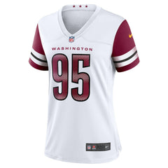 Jer'Zhan Newton Washington Commanders Women's Game Jersey White | Nike for Sale