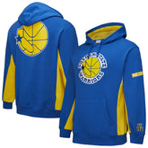 Golden State Warriors Hardwood Classics Team Origins Fleece Pullover Hoodie Royal - NBA