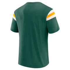 Athletics Darius Rucker Collection by Fanatics Distressed Sleeve Stripe T-Shirt - MLB