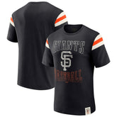 San Francisco Giants Darius Rucker Collection by Fanatics Distressed Sleeve Stripe T-Shirt - MLB