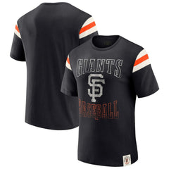 San Francisco Giants Darius Rucker Collection by Fanatics Distressed Sleeve Stripe T-Shirt - MLB