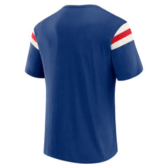 Texas Rangers Darius Rucker Collection by Fanatics Distressed Sleeve Stripe T-Shirt - MLB