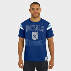 Kansas City Royals Darius Rucker Collection by Fanatics Distressed Sleeve Stripe T-Shirt - MLB