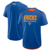 New York Knicks Inbound Pass Play Practice T-Shirt Blue - NBA