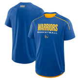 Golden State Warriors Inbound Pass Play Practice T-Shirt Royal - NBA