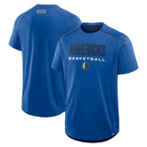 Dallas Mavericks Inbound Pass Play Practice T-Shirt Blue - NBA