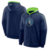 Minnesota Timberwolves Pick & Roll Defender Pullover Hoodie Navy - NBA