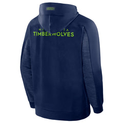 Minnesota Timberwolves Back Door Cut Play Defender Full-Zip Hoodie Navy - NBA