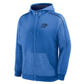 Oklahoma City Thunder Back Door Cut Play Defender Full-Zip Hoodie Blue - NBA