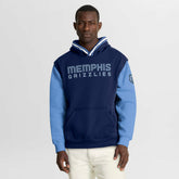 Memphis Grizzlies Half Court Shot Clock Fastbreak Hoodie Navy/Blue - NBA