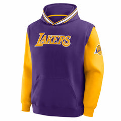Los Angeles Lakers Half Court Shot Clock Fastbreak Hoodie Purple/Gold - NBA