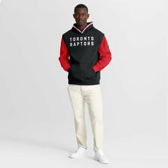 Toronto Raptors Half Court Shot Clock Fastbreak Hoodie Black/Red - NBA