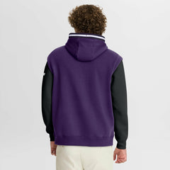 Utah Jazz Half Court Shot Clock Fastbreak Hoodie Purple/Black - NBA
