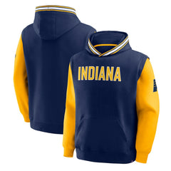 Indiana Pacers Half Court Shot Clock Fastbreak Hoodie Navy/Gold - NBA