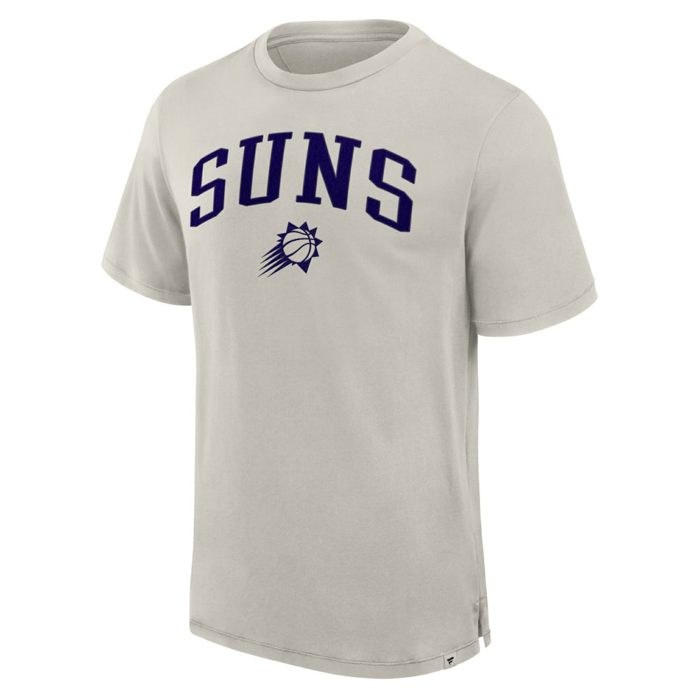 Phoenix Suns Crossover Collection Pull Up Jumper Shot Premium T-Shirt Cream - NBA