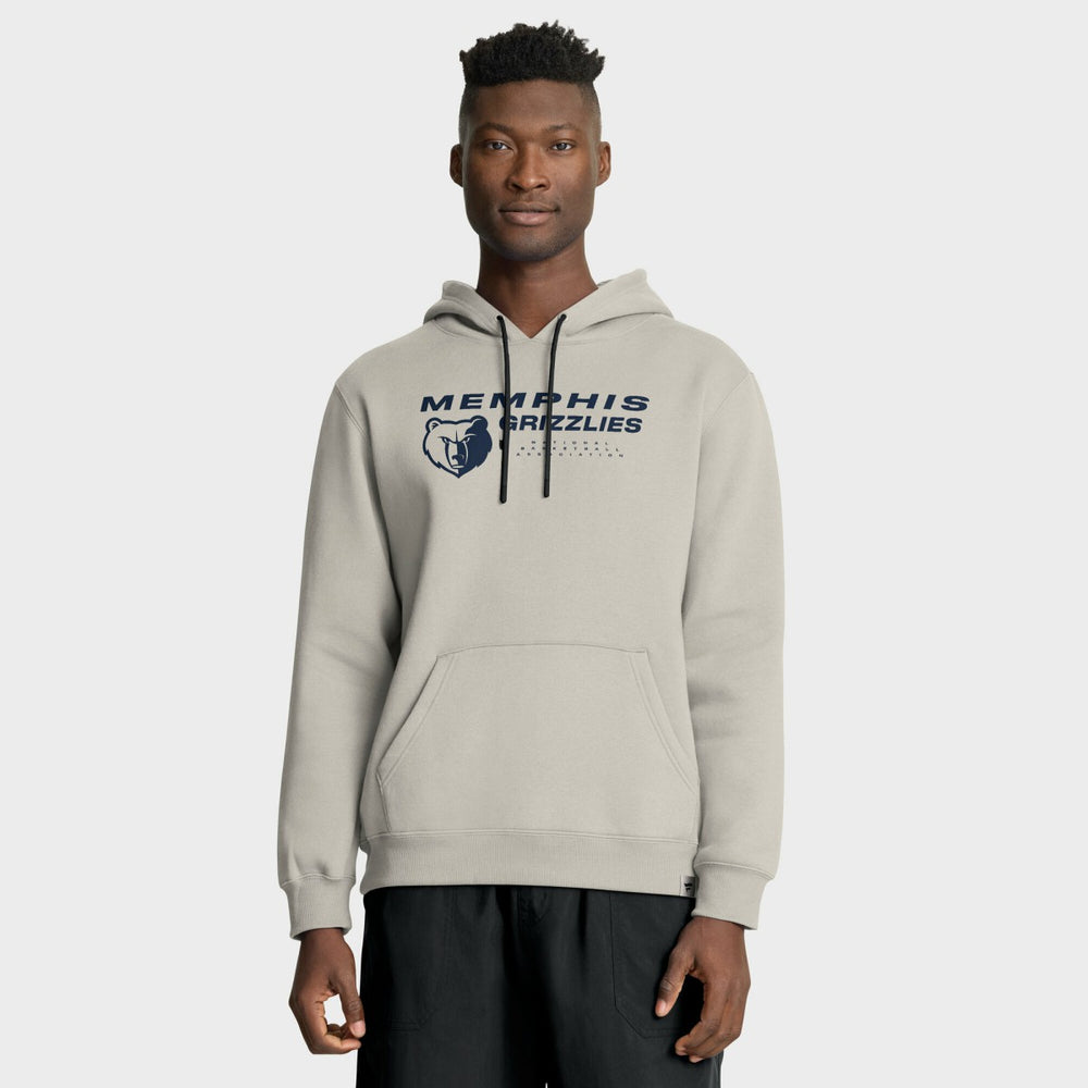 Memphis Grizzlies Crossover Collection Blocked Shot Premium Pullover Hoodie Off White - NBA