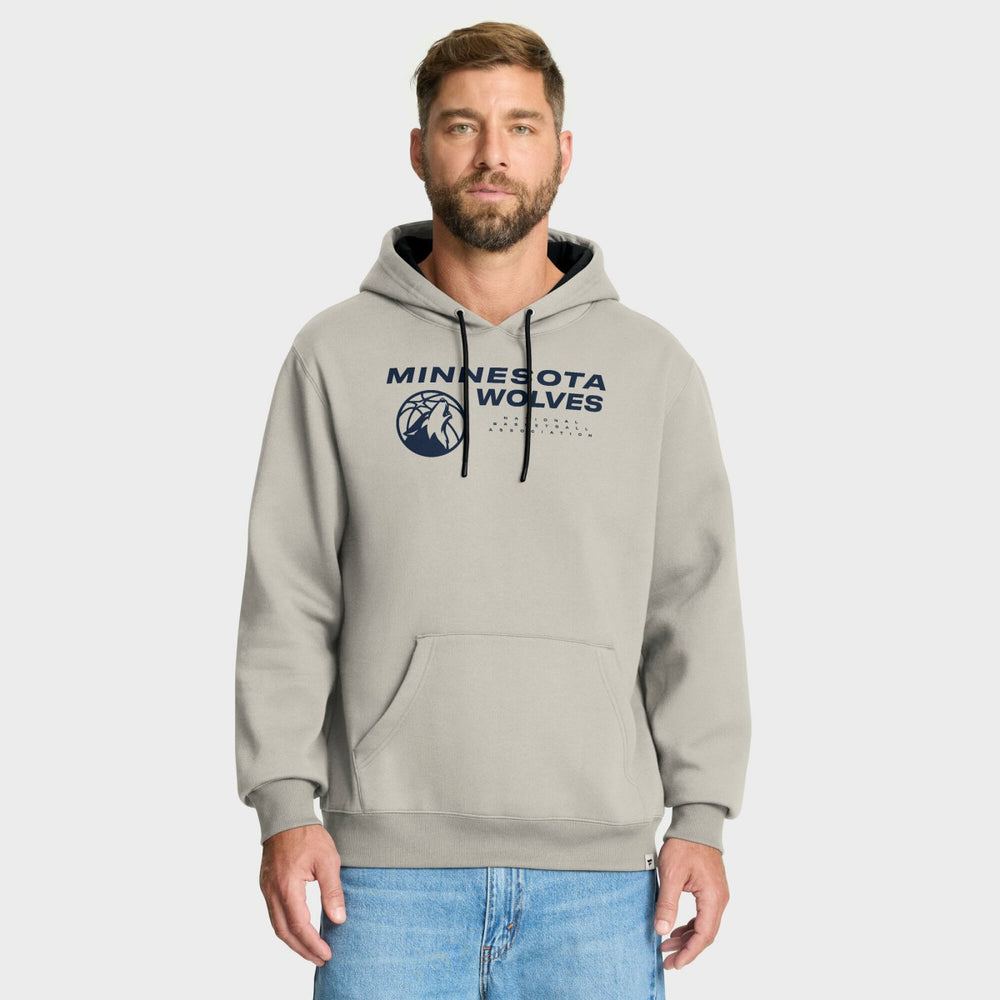 Minnesota Timberwolves Crossover Collection Blocked Shot Premium Pullover Hoodie Off White - NBA